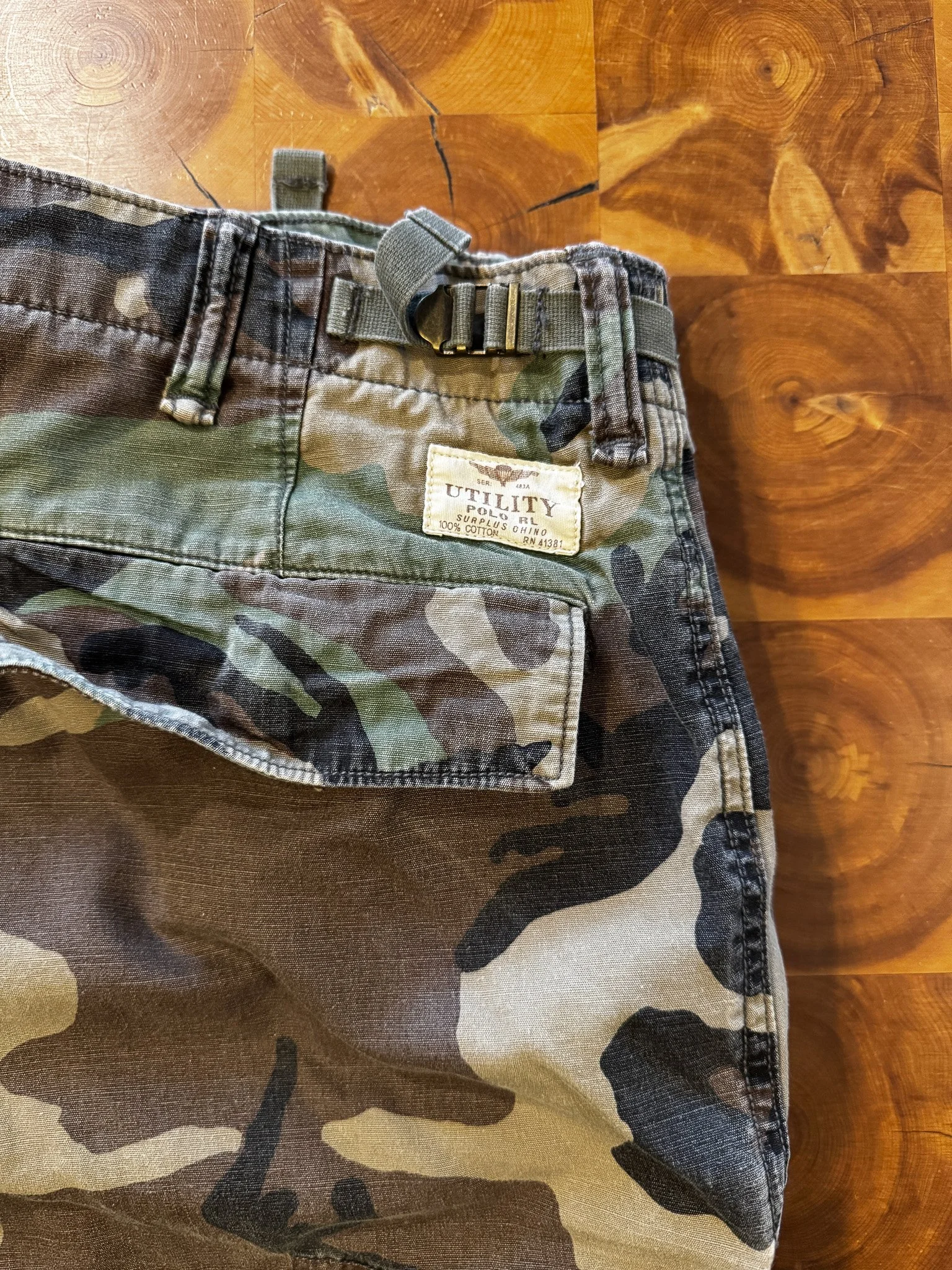 RRL Herringbone Twill Cargo Pants – Vintage Military Style, Cotton